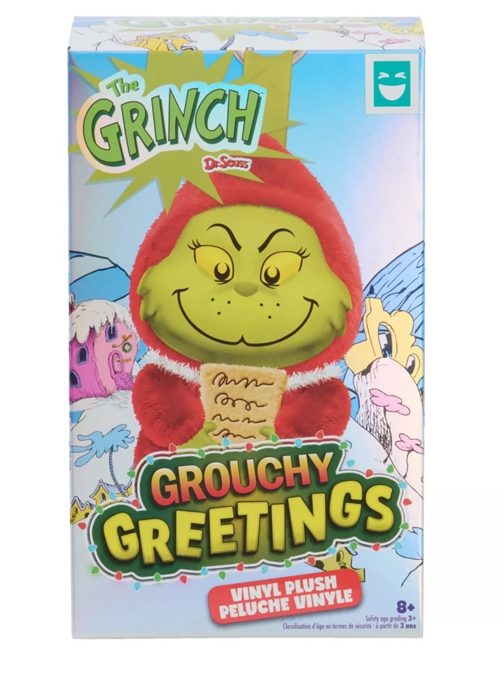 Just Play Grouchy Grinch Mystery Vinyl Plush